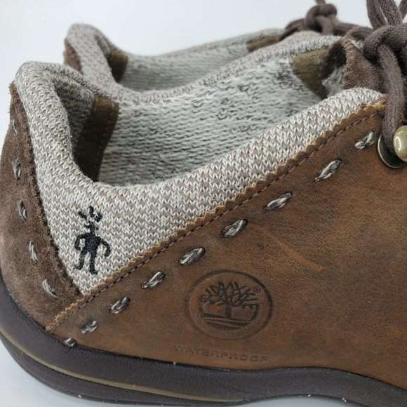 Timberland Smartwool Womens Size 7.5 Leather Hiking Shoe Brown Waterproof. - Picture 7 of 15